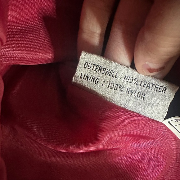 Vtg Deadstock Global Identity Burgundy Red Suede Leather Pencil Skirt Sz Small - Picture 10 of 10